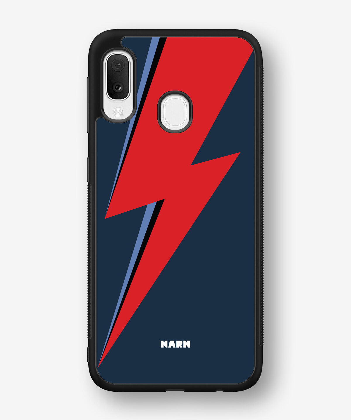 Samsung Galaxy A20e Hard Case – Blue Bowie - View 1