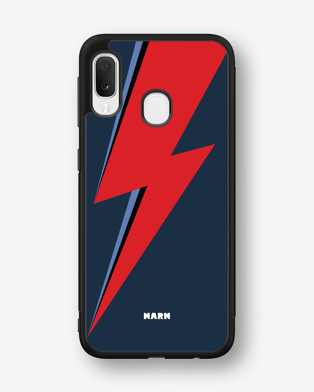 Samsung Galaxy A20e Hard Case – Blue Bowie - View 1