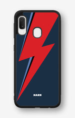 Samsung Galaxy A20e Hard Case – Blue Bowie - View 1