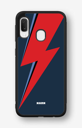 Samsung Galaxy A20e Hard Case – Blue Bowie - View 1