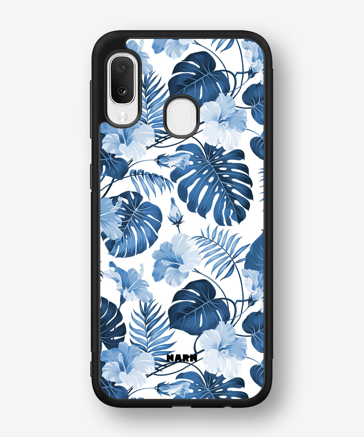 Samsung Galaxy A20e Hard Case – Blue Tropics - View 1