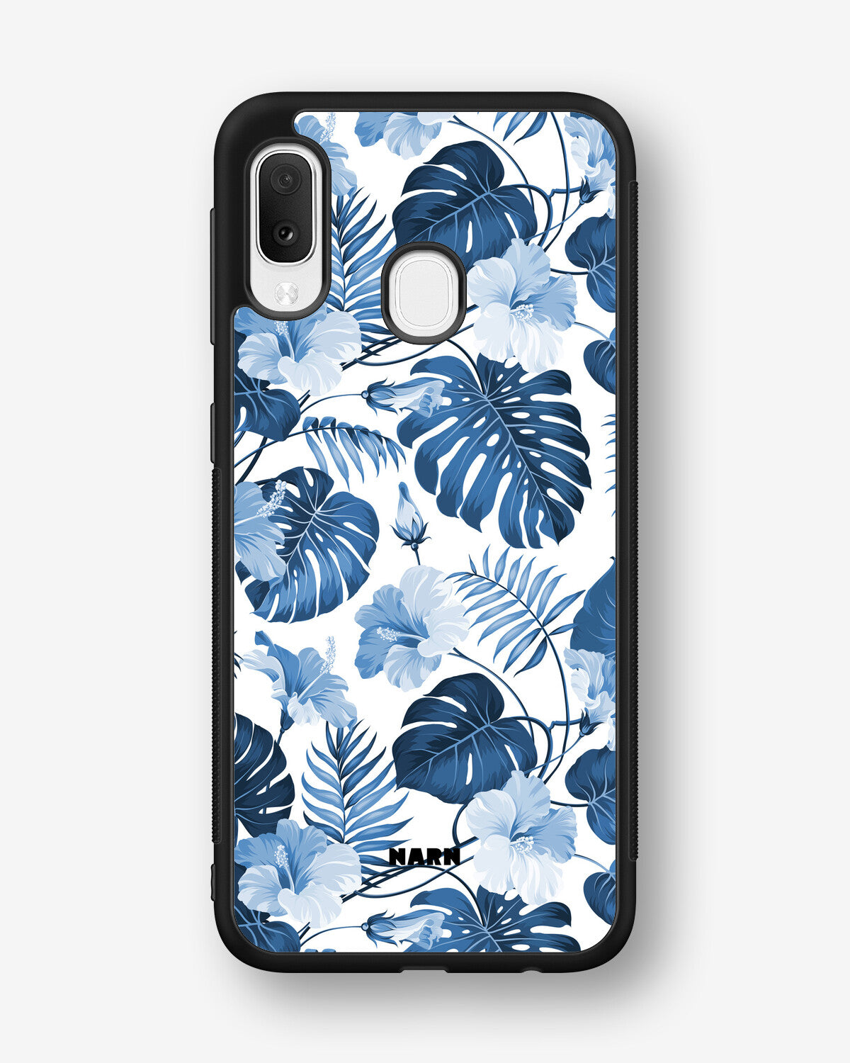 Samsung Galaxy A20e Hard Case – Blue Tropics - View 1