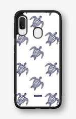 Samsung Galaxy A20e Hard Case – Blue Turtles - View 1