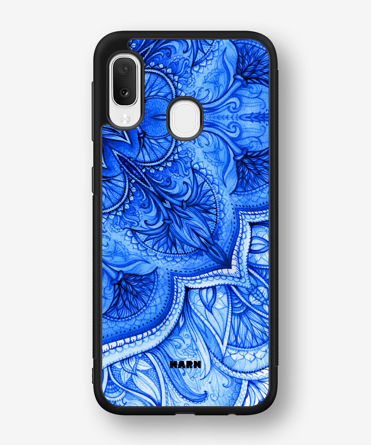Samsung Galaxy A20e Hard Case – Blue Vintage - View 1