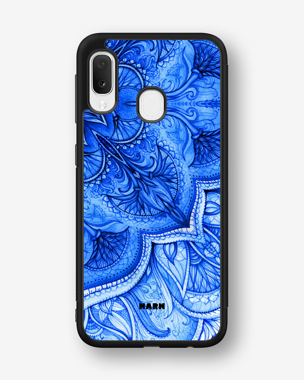 Samsung Galaxy A20e Hard Case – Blue Vintage - View 1