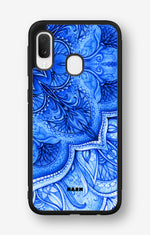 Samsung Galaxy A20e Hard Case – Blue Vintage - View 1