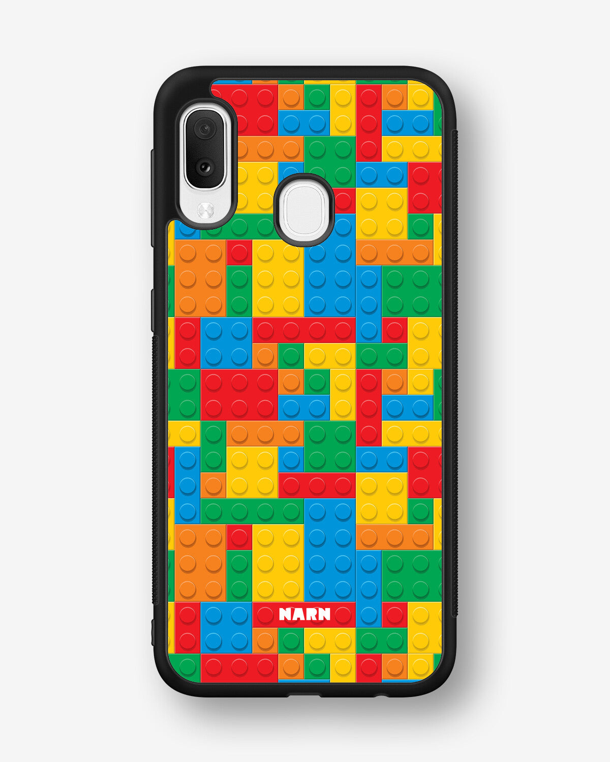 Samsung Galaxy A20e Hard Case – Building Bricks - View 1