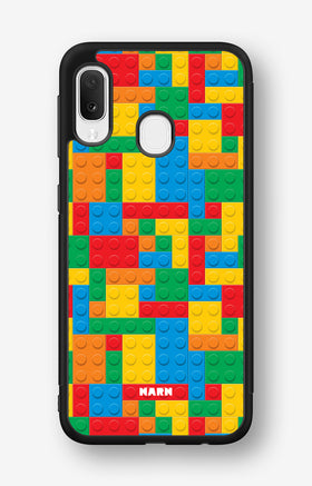 Samsung Galaxy A20e Hard Case – Building Bricks - View 1
