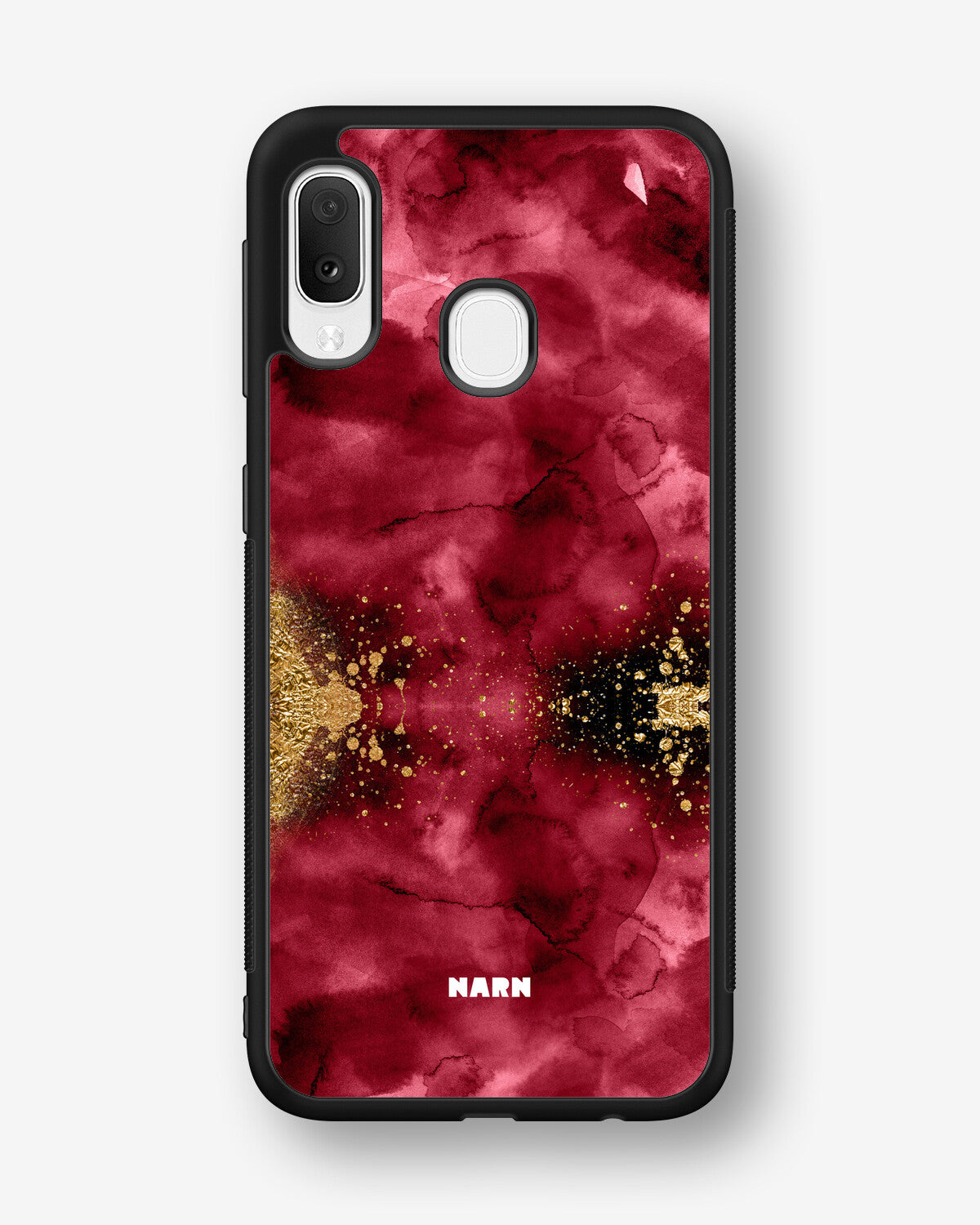 Samsung Galaxy A20e Hard Case – Burgendy Shimmer - View 1