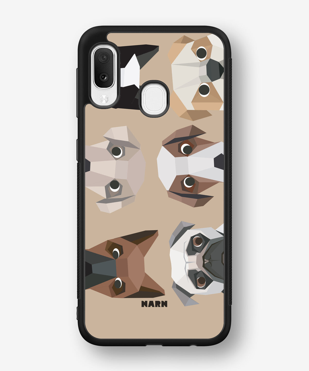 Samsung Galaxy A20e Hard Case – Cute Dogs - View 1
