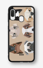 Samsung Galaxy A20e Hard Case – Cute Dogs - View 1