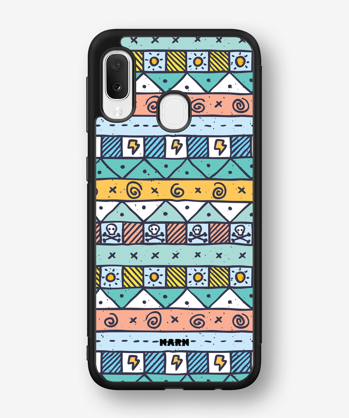 Samsung Galaxy A20e Hard Case – Cute Pattern - View 1