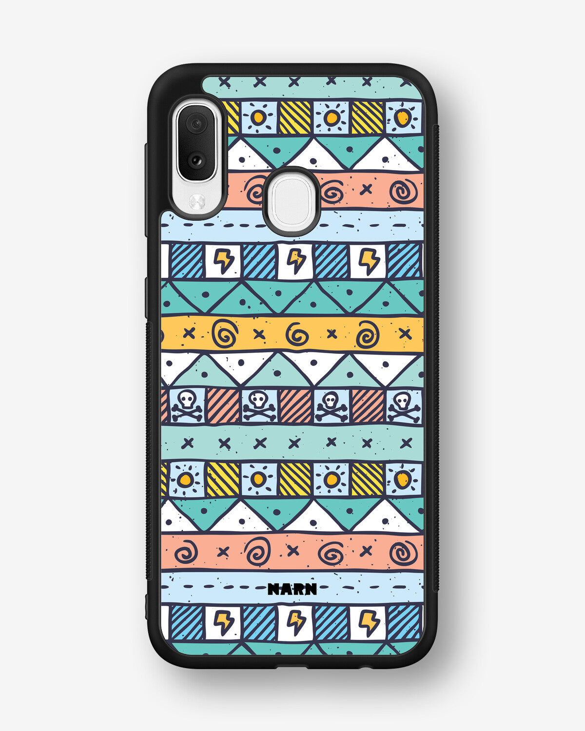 Samsung Galaxy A20e Hard Case – Cute Pattern - View 1