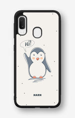 Samsung Galaxy A20e Hard Case – Cute Penguin - View 1
