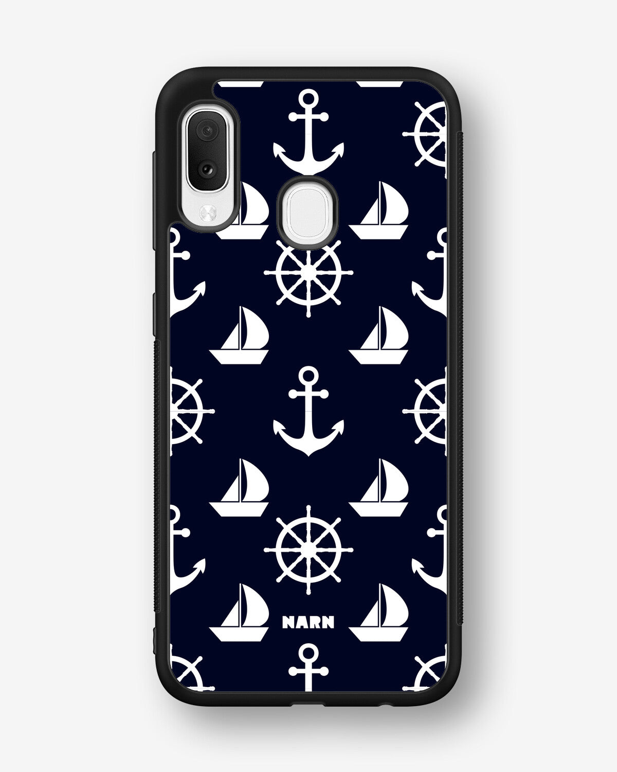 Samsung Galaxy A20e Hard Case – Deep Blue Voyage - View 1