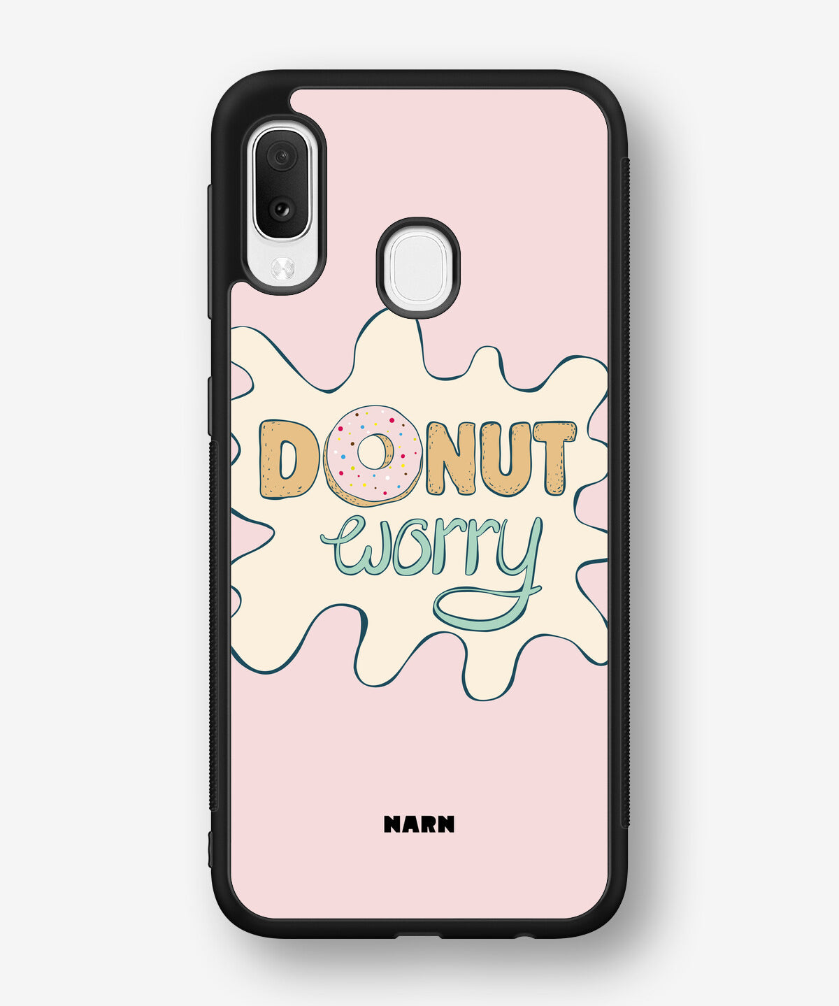 Samsung Galaxy A20e Hard Case – Donut Worry - View 1