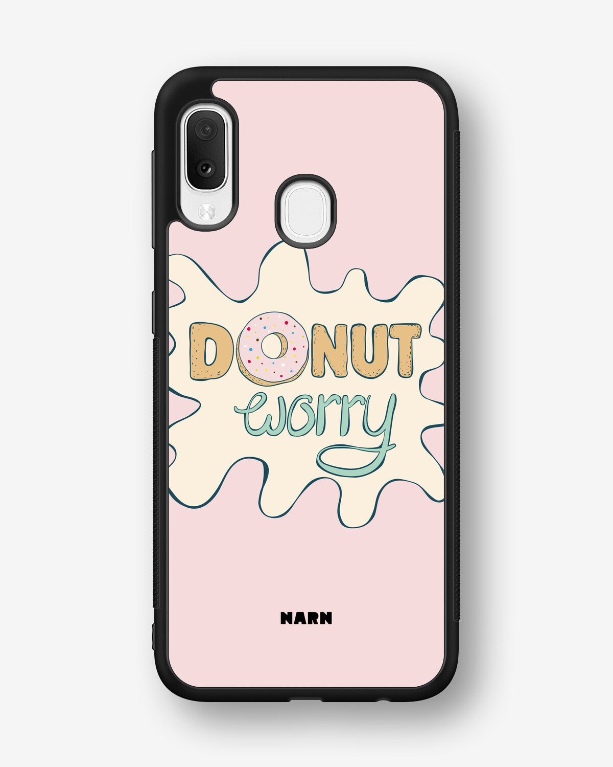 Samsung Galaxy A20e Hard Case – Donut Worry - View 1