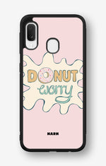 Samsung Galaxy A20e Hard Case – Donut Worry - View 1