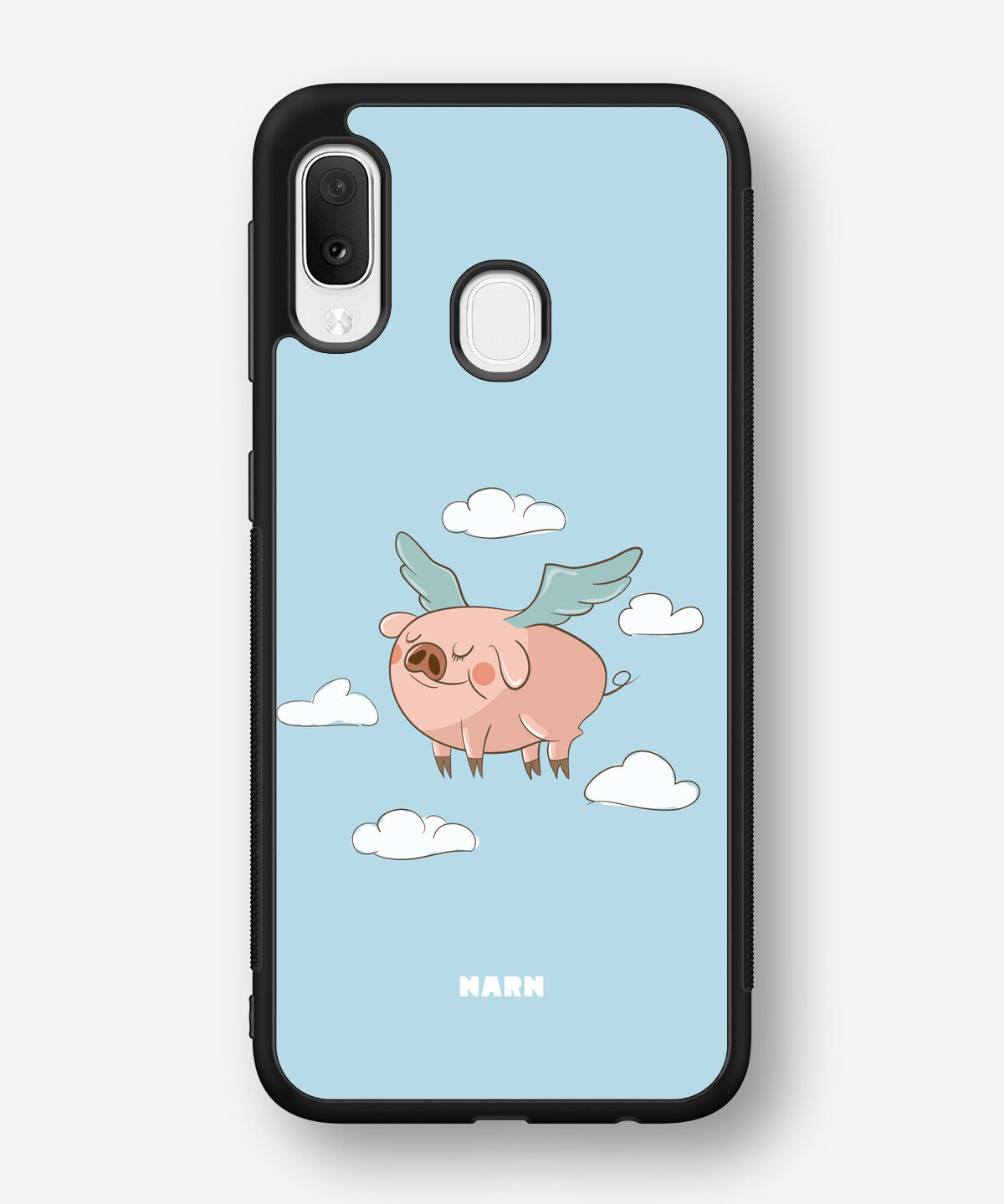 Samsung Galaxy A20e Hard Case – Dreamy Pig - View 1