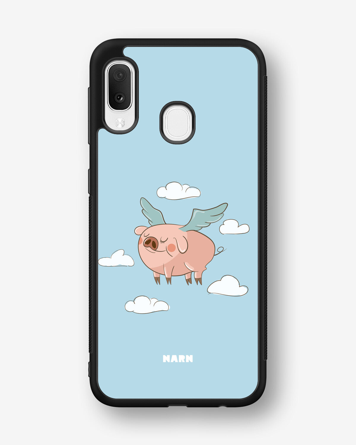 Samsung Galaxy A20e Hard Case – Dreamy Pig - View 1