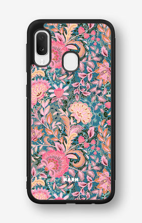 Samsung Galaxy A20e Hard Case – Fantasy Flowers - View 1