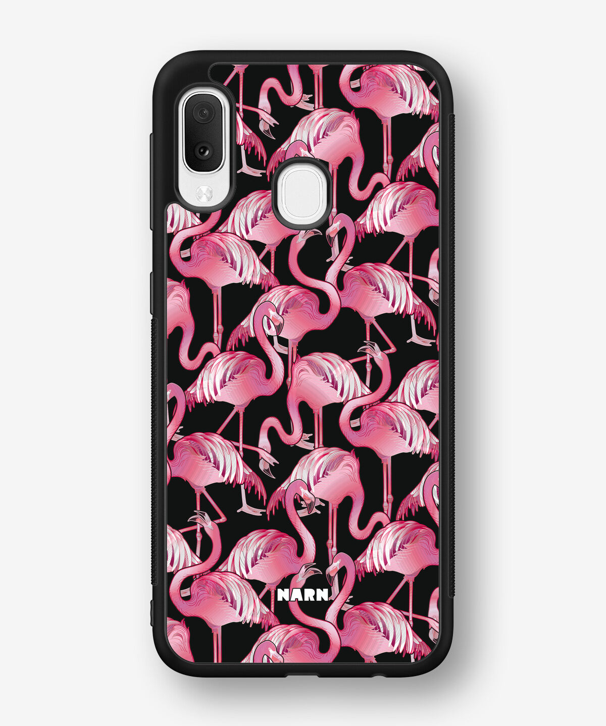 Samsung Galaxy A20e Hard Case – Flamingos - View 1