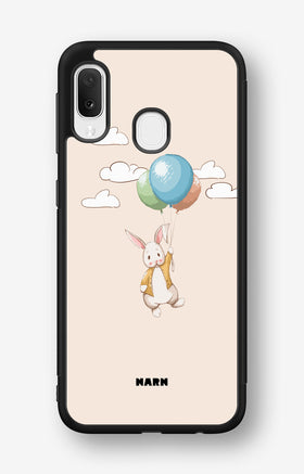 Samsung Galaxy A20e Hard Case – Flying Rabbit - View 1