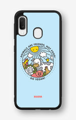 Samsung Galaxy A20e Hard Case – Friends, Not Food - View 1