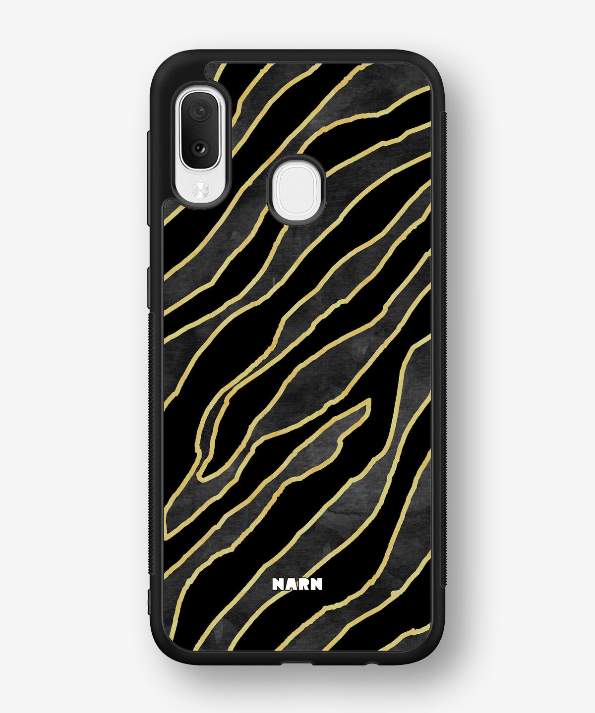 Samsung Galaxy A20e Hard Case – Golden Zebra - View 1
