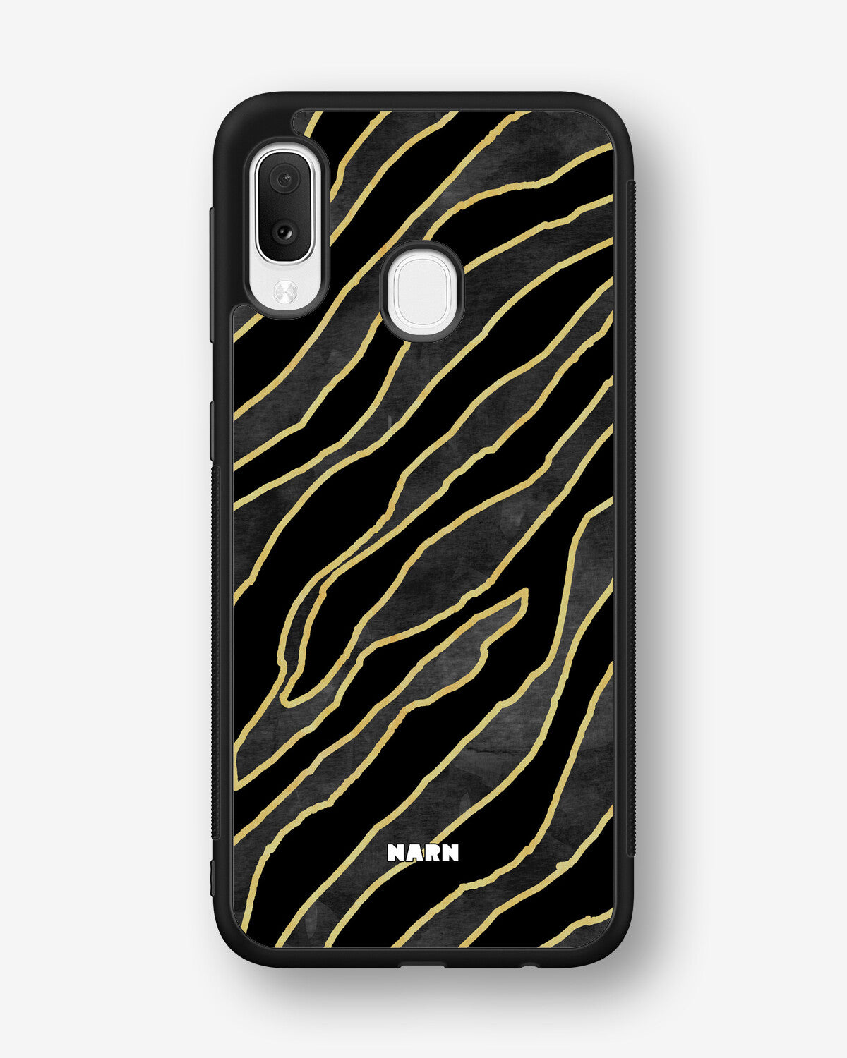 Samsung Galaxy A20e Hard Case – Golden Zebra - View 1