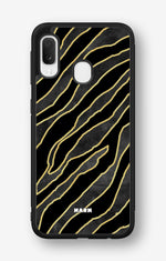 Samsung Galaxy A20e Hard Case – Golden Zebra - View 1