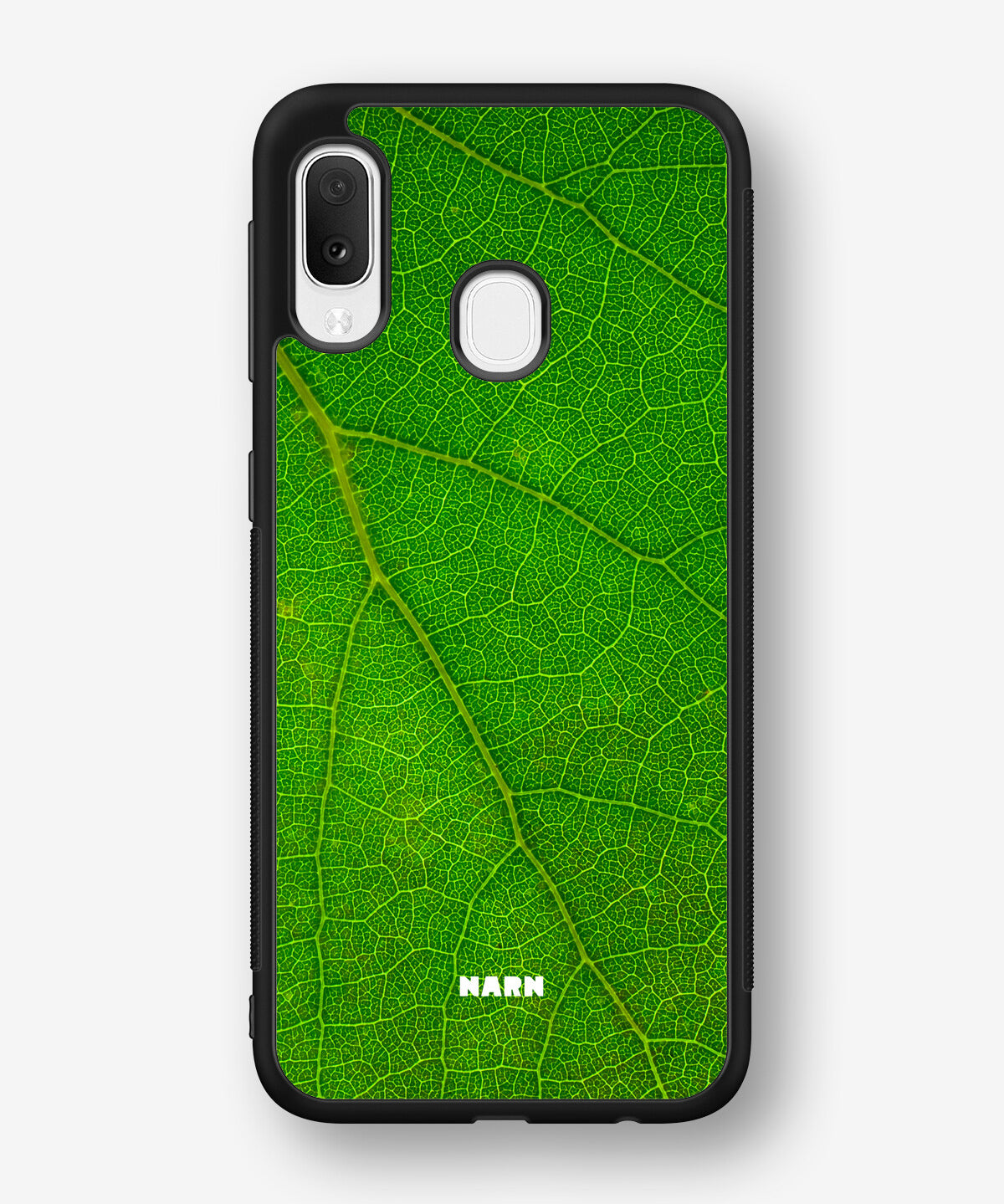 Samsung Galaxy A20e Hard Case – Green Leafy - View 1