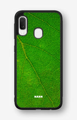 Samsung Galaxy A20e Hard Case – Green Leafy - View 1