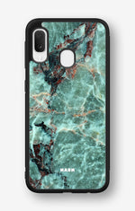 Samsung Galaxy A20e Hard Case – Green Marble - View 1