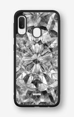 Samsung Galaxy A20e Hard Case – Grey Crystals - View 1