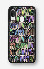 Samsung Galaxy A20e Hard Case – Happy - View 1