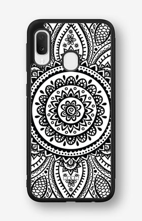 Samsung Galaxy A20e Hard Case – Henna Mandala - View 1