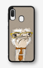 Samsung Galaxy A20e Hard Case – Hipster Ostrich - View 1