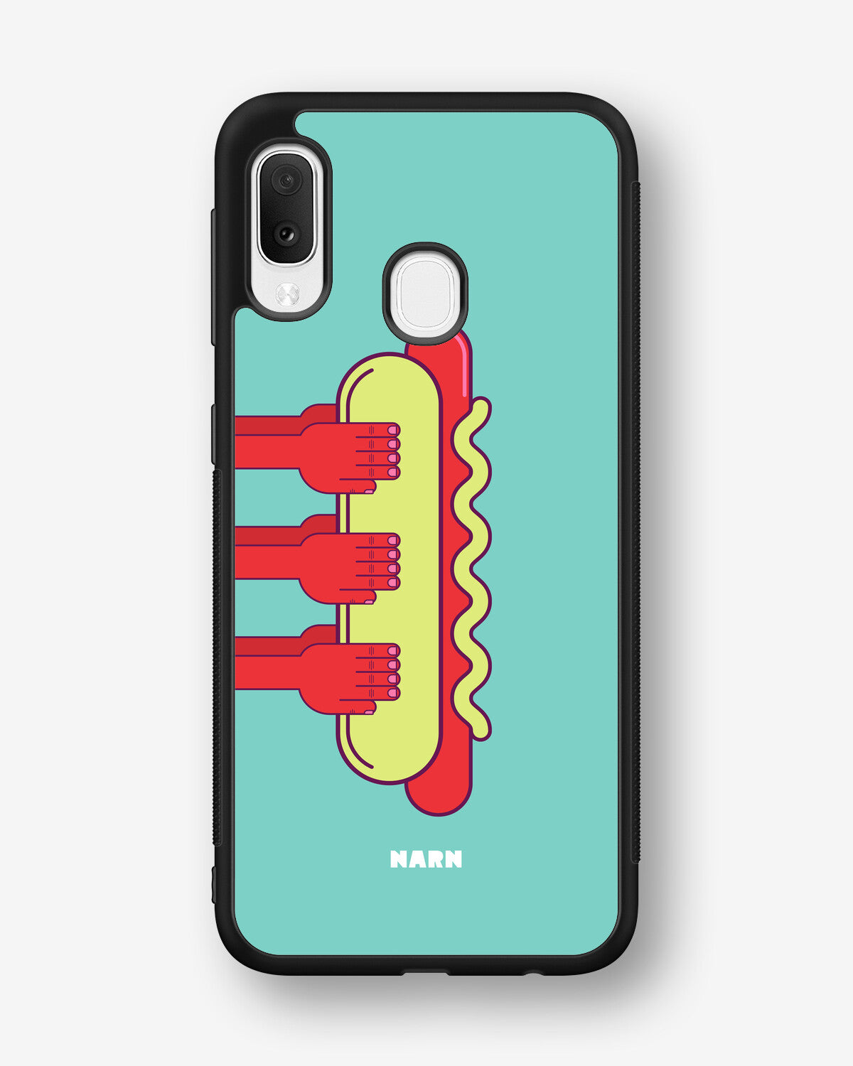 Samsung Galaxy A20e Hard Case – Hot Dog - View 1