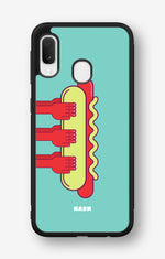 Samsung Galaxy A20e Hard Case – Hot Dog - View 1