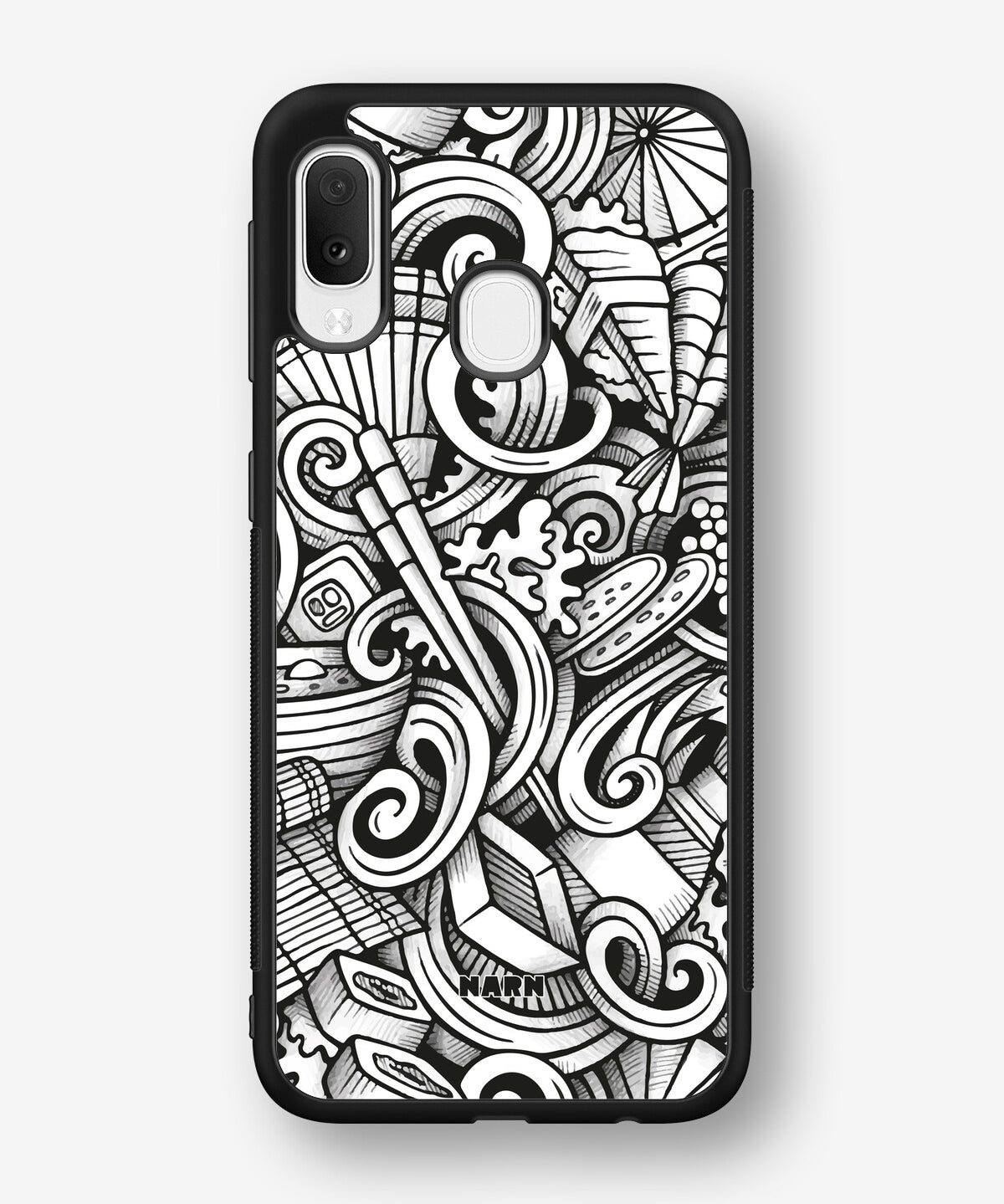 Samsung Galaxy A20e Hard Case – Japanese Pattern - View 1
