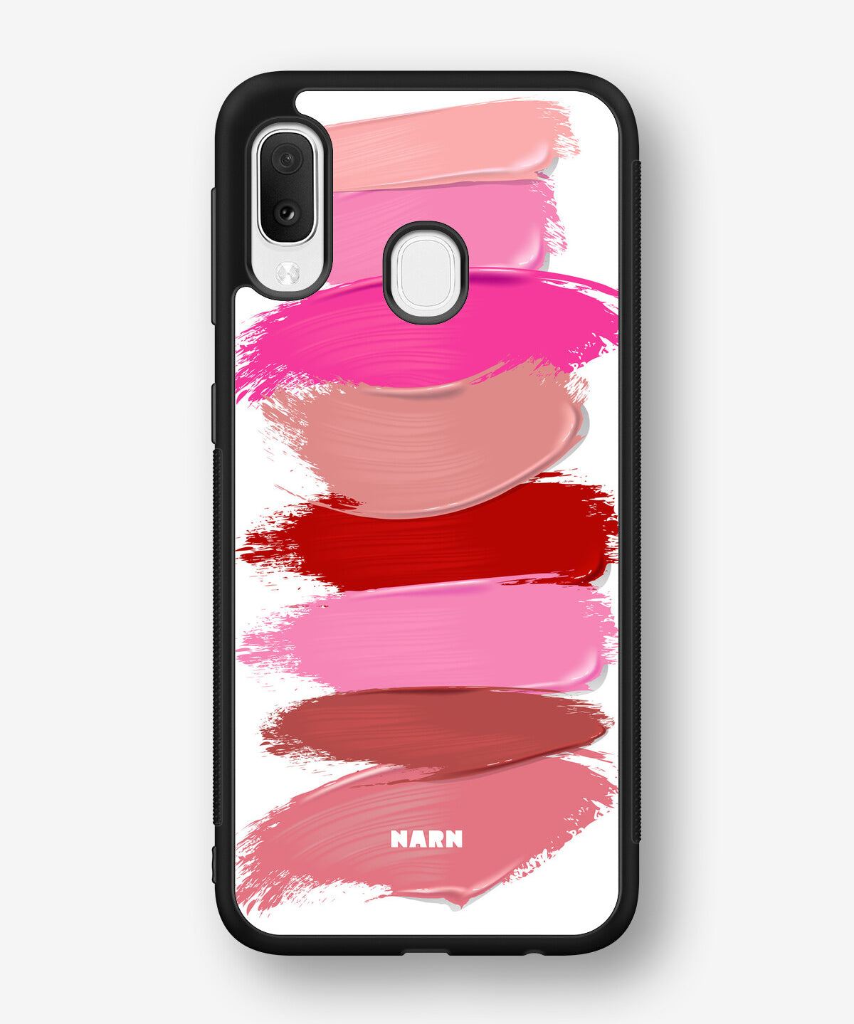 Samsung Galaxy A20e Hard Case – Lipstick Smears - View 1