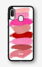Samsung Galaxy A20e Hard Case – Lipstick Smears - View 1