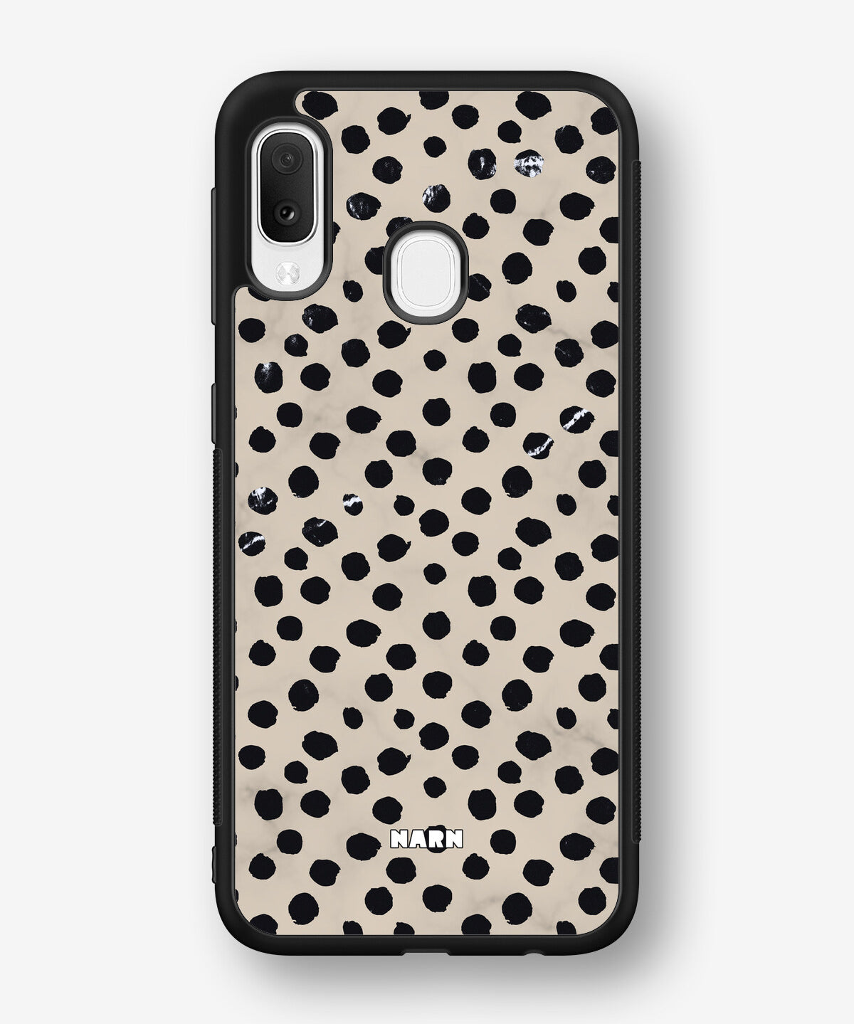 Samsung Galaxy A20e Hard Case – Marble Dots - View 1