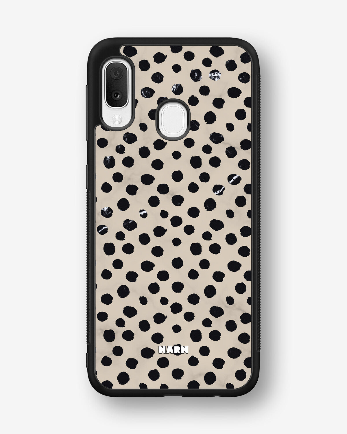 Samsung Galaxy A20e Hard Case – Marble Dots - View 1