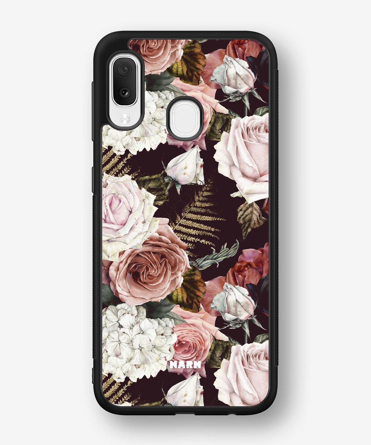 Samsung Galaxy A20e Hard Case – Midnight Roses - View 1