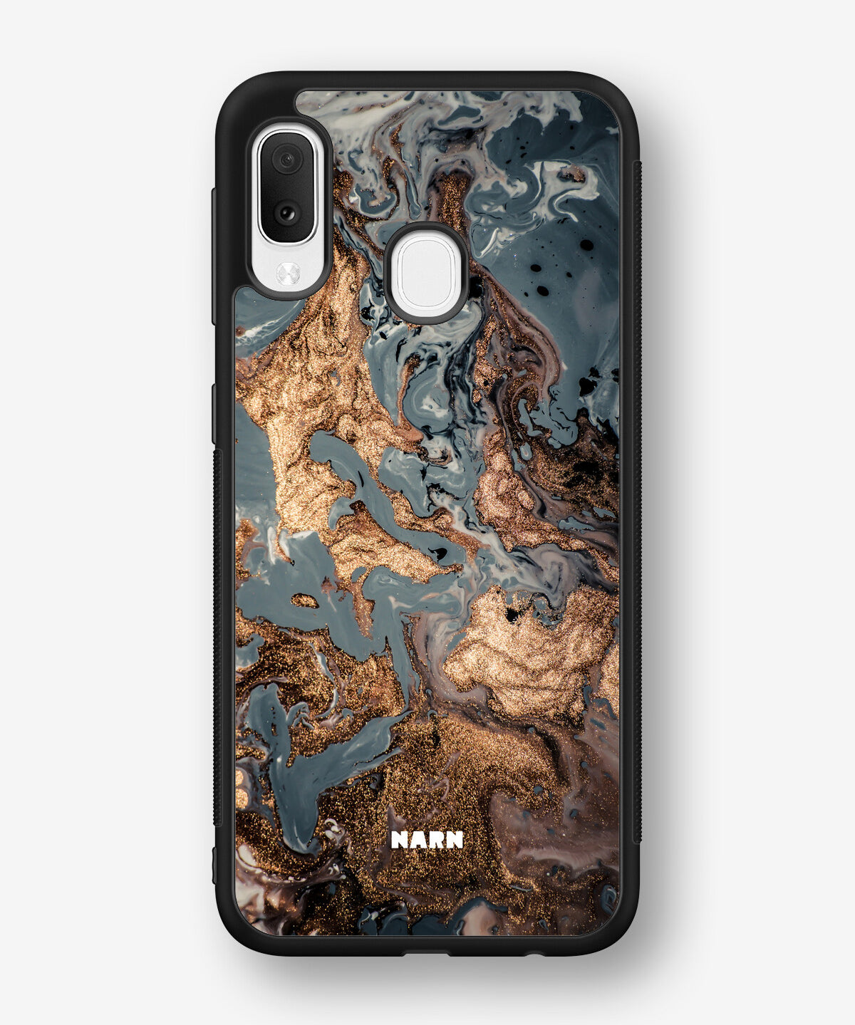 Samsung Galaxy A20e Hard Case – Molten Gold - View 1