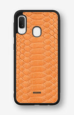 Samsung Galaxy A20e Hard Case – Orange Snake - View 1