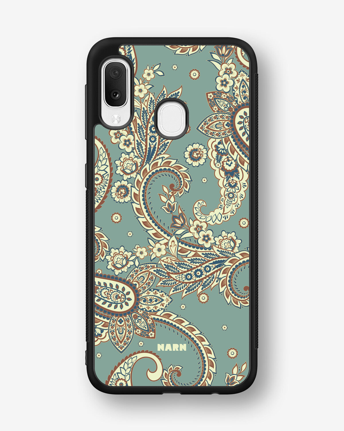 Samsung Galaxy A20e Hard Case – Paisley Green - View 1