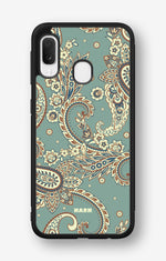 Samsung Galaxy A20e Hard Case – Paisley Green - View 1